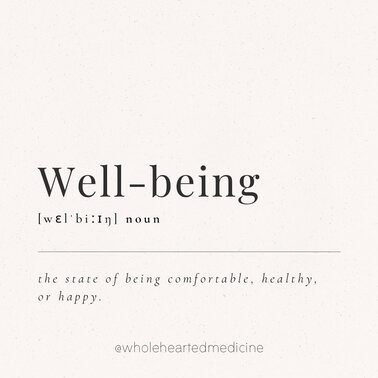 wellbeing definition